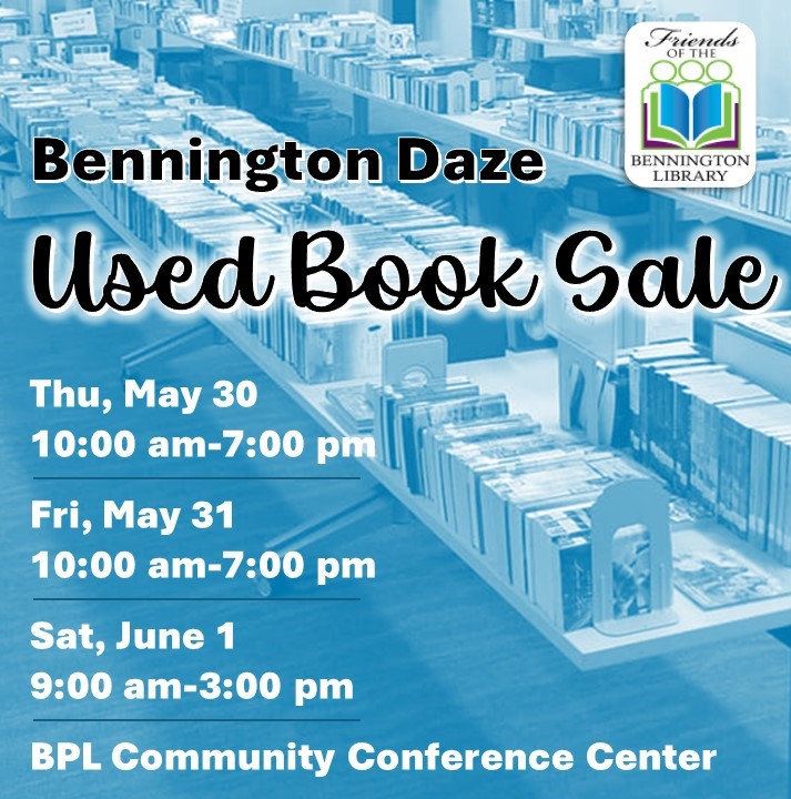 Book Sale Ad – Bennington Public Library