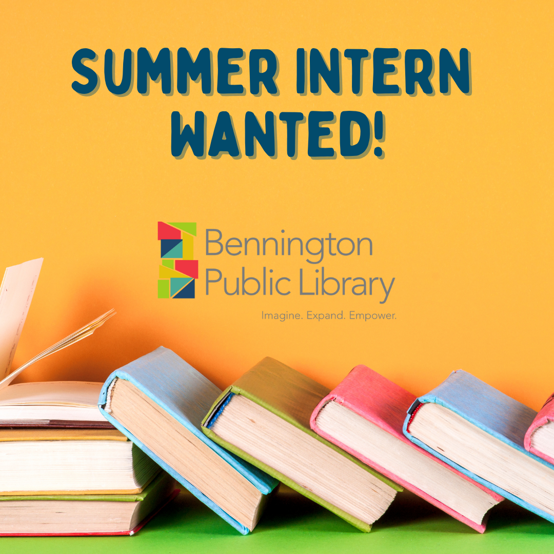 Summer Intern Bennington Public Library
